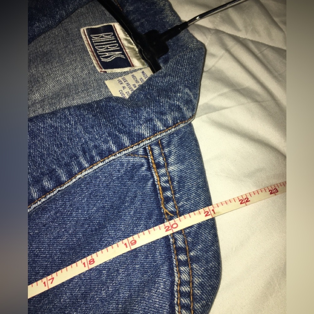 BILL BLASS | Vintage Blue Denim Jacket - Picture 10 of 15